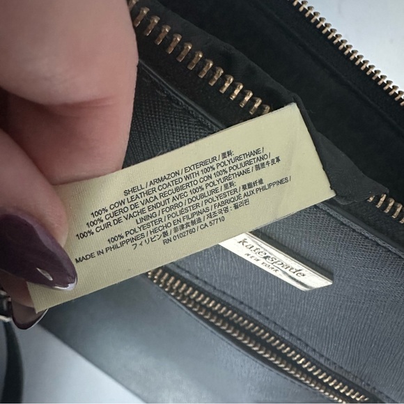 Kate Spade 100% Leather Black Crossbody Bag - Picture 7 of 13